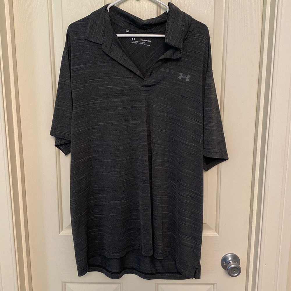 Under Armour loose fit heat gear golf polo. 2XL